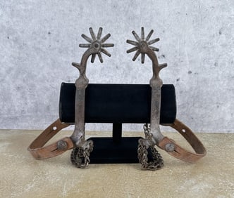 Buermann Steel Montana Cowboy Spurs