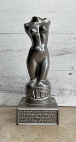 Falco Fairfield Aluminum Nude Paperweight