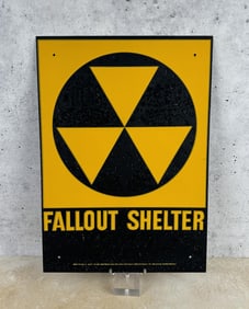 US Department of Defense Fallout Shelter Sign