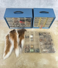 Large Collection of Fly Tying Materials