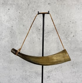 Antique Frontier Powder Horn