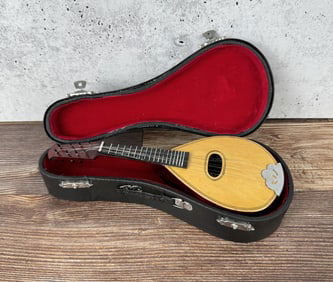 Miniature Mandolin Music Box