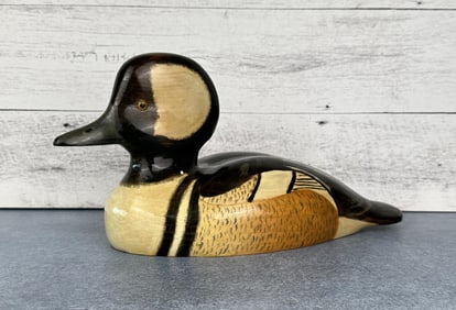 Hooded Merganser Drake Wood Duck Decoy