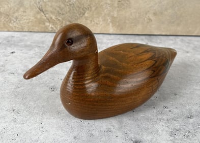 Morasko Carvers Wood Duck Decoy Montana