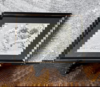 Doc Blanchard Autographed Football Print