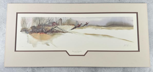 Mike Capser Briar And Brambles Pheasant Print