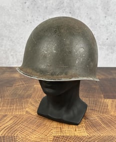WW2 M1 Fixed Bail Front Seam Army Helmet