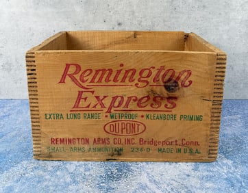 12ga Remington Express Wood Ammo Crate