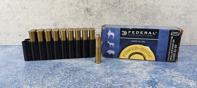 19 Rounds of Federal .45-70 Rifle Ammo