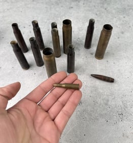 Collection of Assorted of Rifle Brass