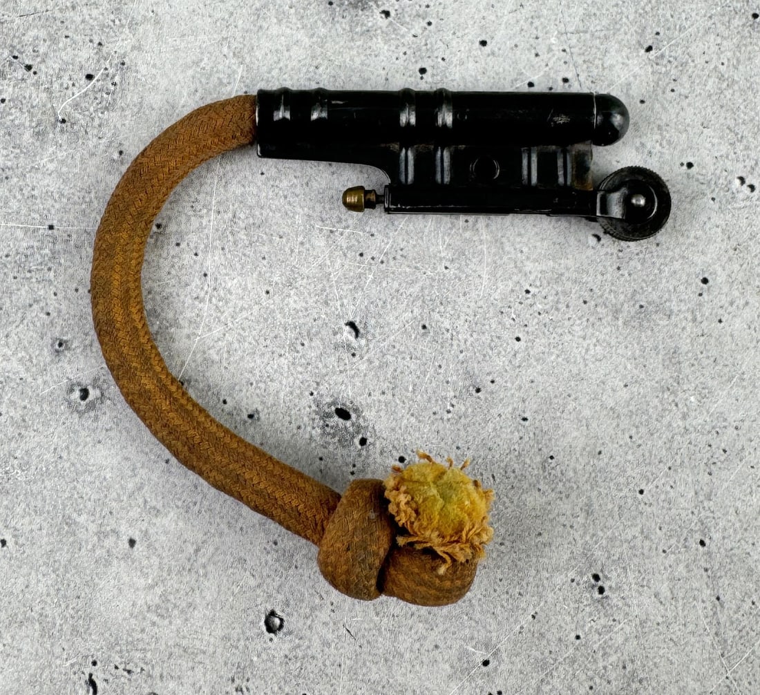 WW2 Bowers Army & Navy Trench Rope Lighter: Nice example.