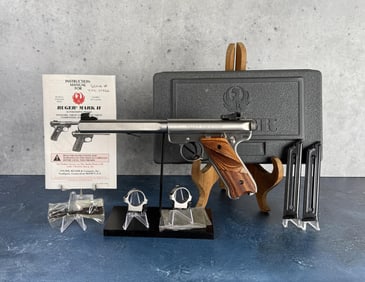 Ruger Mark II Target Stainless .22 LR Pistol