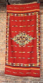 Mexican Wool Serape Saltillo Blanket