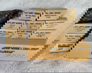 Vietnam War Case of Ration Combat Meals