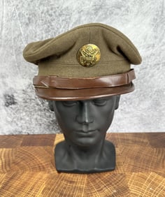 WW2 US Army Air Corps Crusher Visor Dress Cap