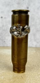 WW2 Trench Art Submarine Shell Vase