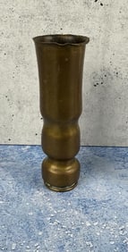 WW2 Brass 20mm Shell Trench Art Vase