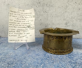 WW2 German Trench Art Ashtray