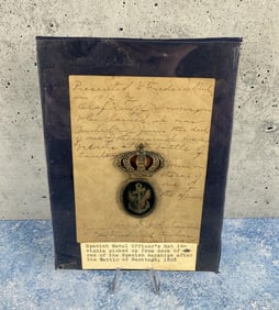 Spanish American War Navy Chief Hat Badge