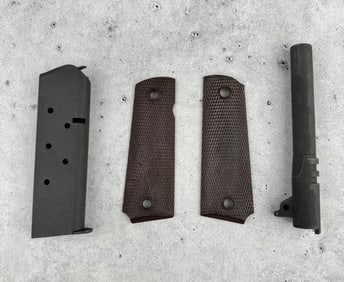 WW2 Colt 1911 Grips Magazine Barrel