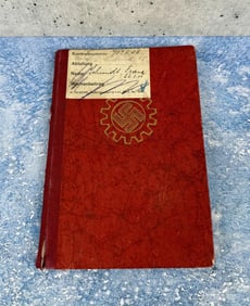 WW2 German Workers Front Membership Book