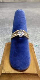 14K Gold Iolite Ring