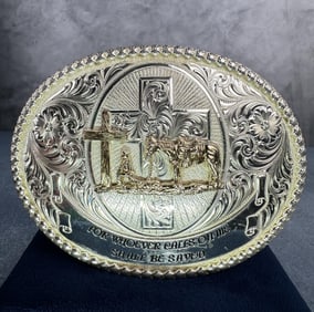 Montana Silversmiths Bible Verse Belt Buckle
