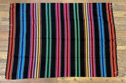 Mexican Wool Serape Saltillo Blanket
