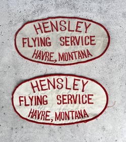 Hensley Flying Service Havre Montana Patches