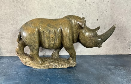 Rhinoceros Stone Carving