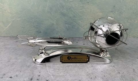 Unisphere Apollo Savings Rocket Ship Globe Bank