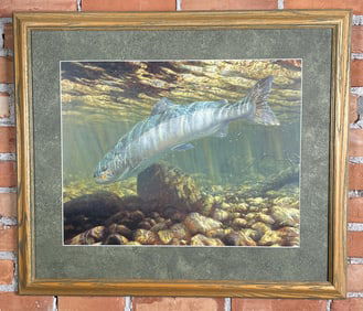 Mark Susinno On the Run Steelhead Print