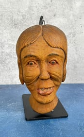 Folk Art Face Carving