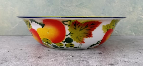 Enamel Fruit Bowl