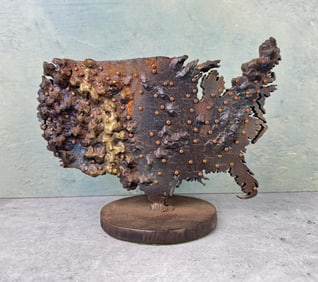 Wally Wlaysewski Montana Steel Sculpture