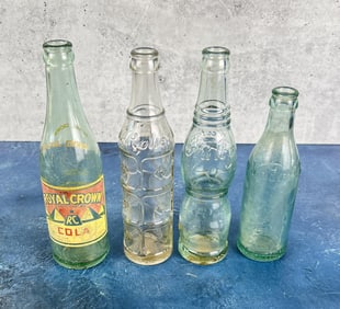 Collection of North Carolina Antique Soda Bottles