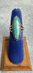 Navajo Sterling Silver Turquoise Ring