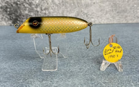 1940s Sure Strike Slant Head Fishing Lure