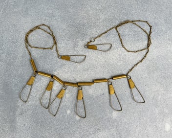 L Run Brass Fishing Stringer