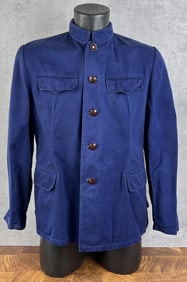 Chinese Mao Workers Chore Blue Jacket
