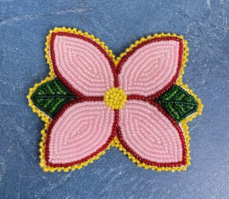 Plateau Native American Indian Beaded Barrette