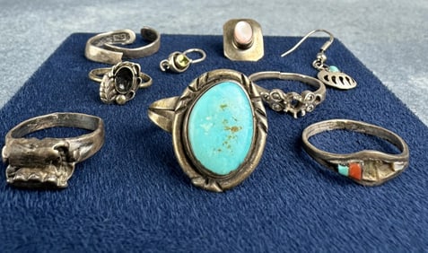 Navajo Sterling Silver Jewelry Findings