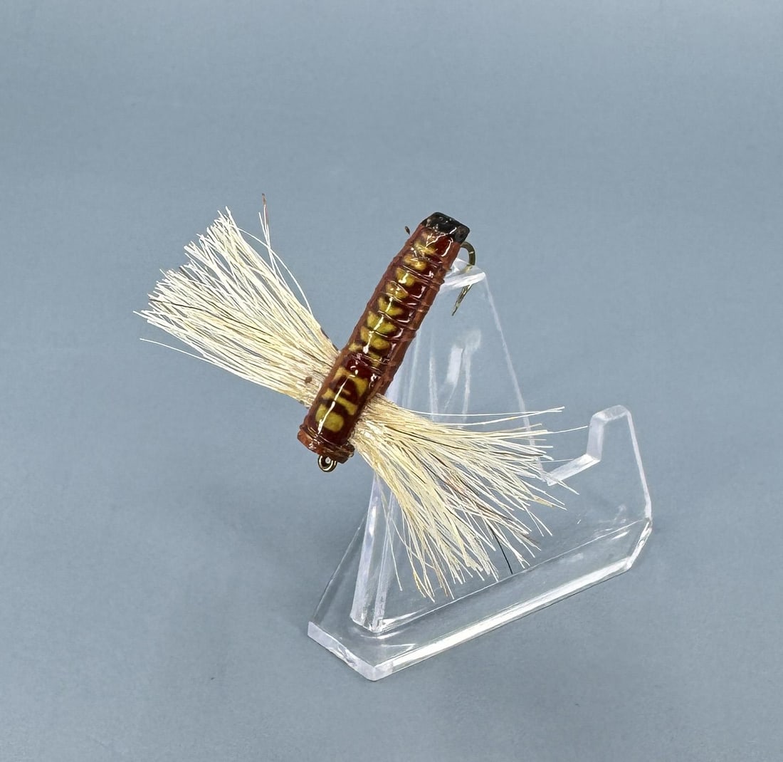 Richard Rose Means Bunyan Bug Fly Fishing Fly: Fine quality Bunyan Bug by Richard Rose, Paul Bunyan's grandson, who has a tied a variety of Bugs for many years. This fly was modeled on originals by Bunyan, whose real name was Norman Means. Made wi