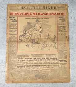 1903 The Butte Montana Miner Newspaper