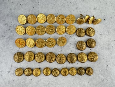 Alaska Railroad Uniform Buttons