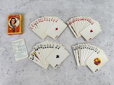 1943 Coca Cola Playing Cards