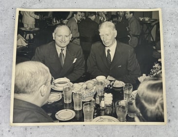 Connie Mack Philadelphia Athletics Signed Photo