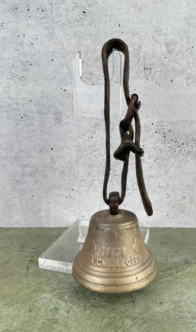 Antique Swiss Bronze Cow Bell 1878 (1 of 4)