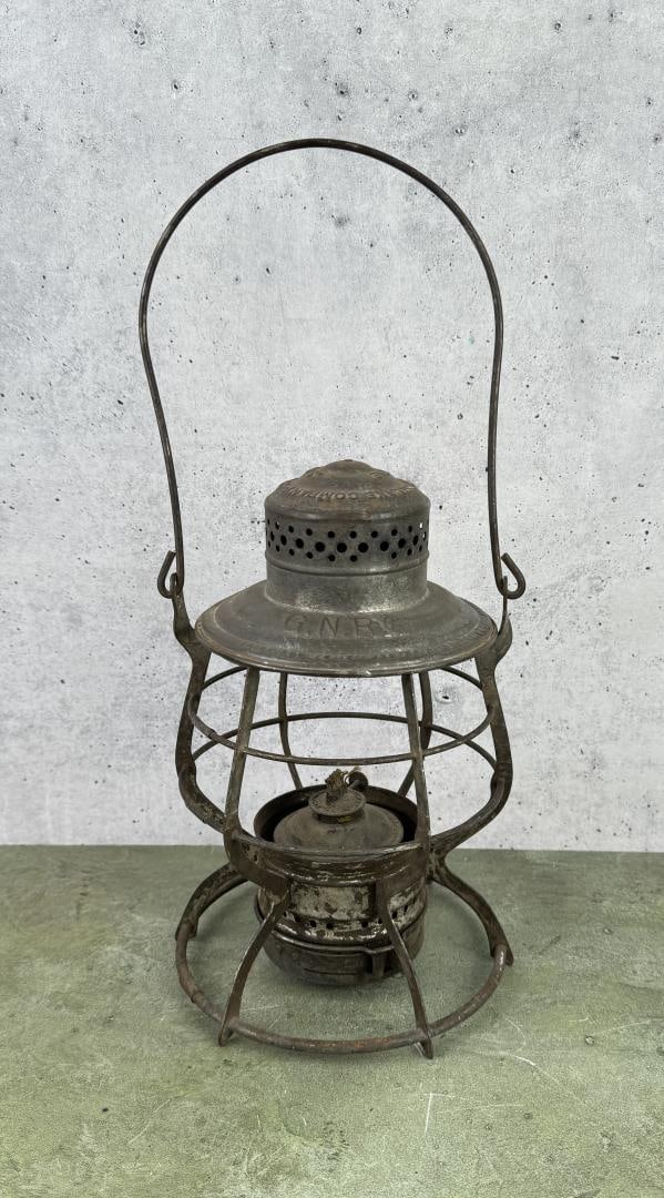 GNRY Great Northern Railway Railroad Lantern: No globe