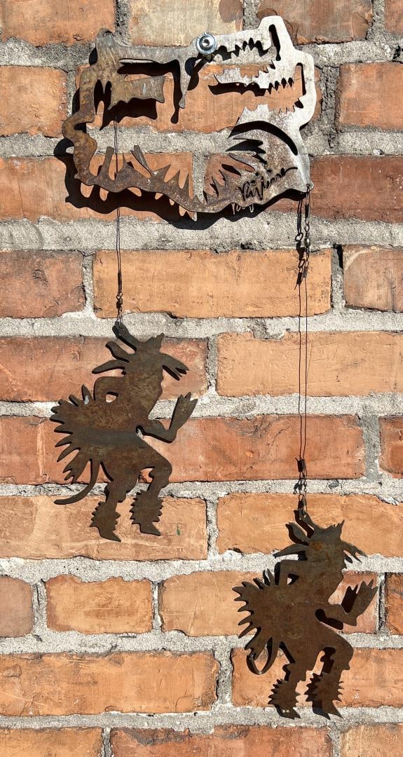 Plasma Cut Native American Indian Wind Chime (1 of 4)